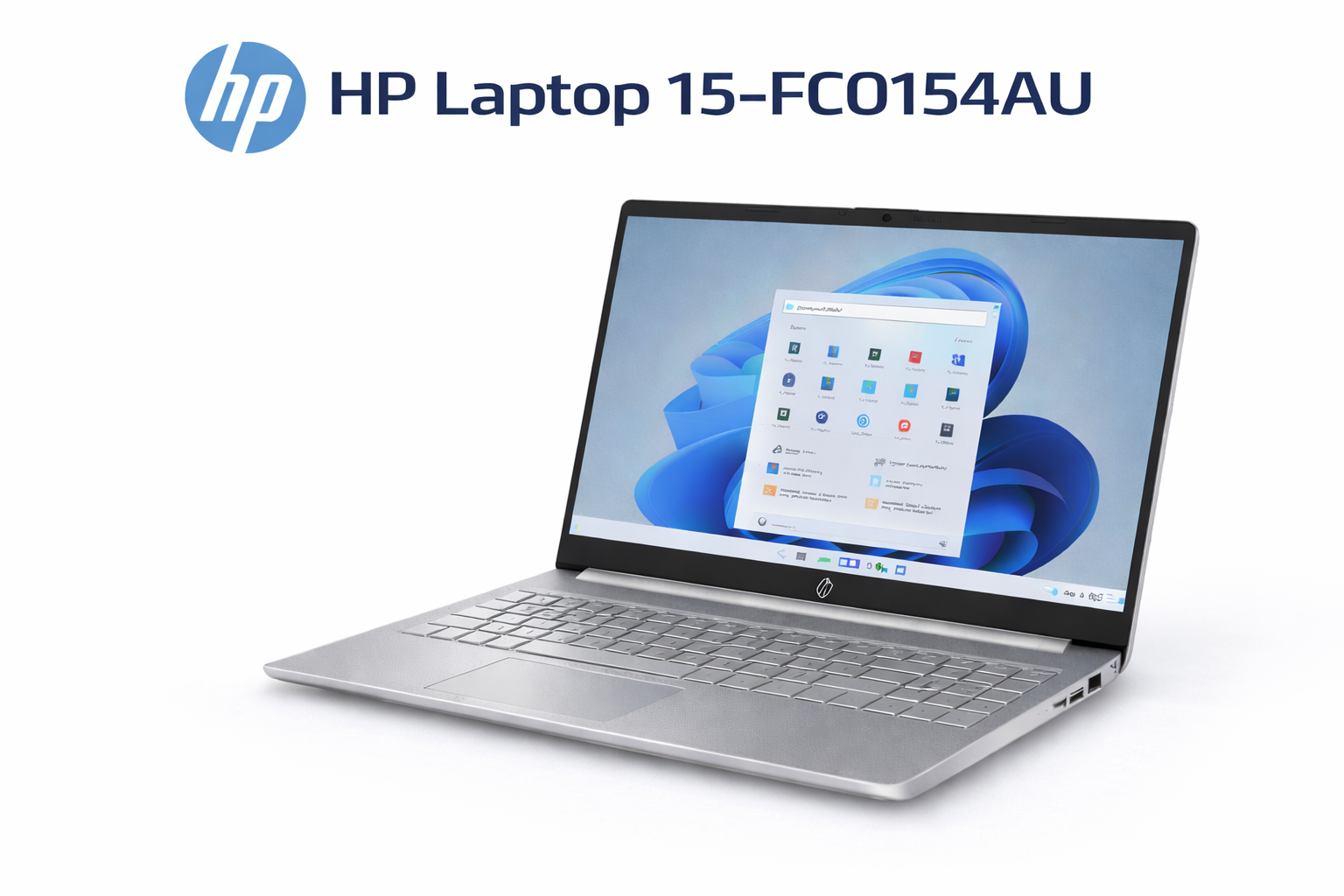 HP 15-FC0154AU ek lightweight laptop hai jisme AMD Ryzen 3 processor, 8GB LPDDR5 RAM aur 512GB NVMe SSD milta hai. Full HD display, Windows 11 aur MS Office ke saath ye laptop daily work aur study ke liye perfect hai.