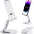 SOOPII Desktop Premium-A Quality Mobile Phone Stand + Tablet Stand, Tab Stand, Mobile Holder, Adjustable & Foldable Mobile Stand, Stand for Mobile Phone and Tablet (DM01i) (DM16)